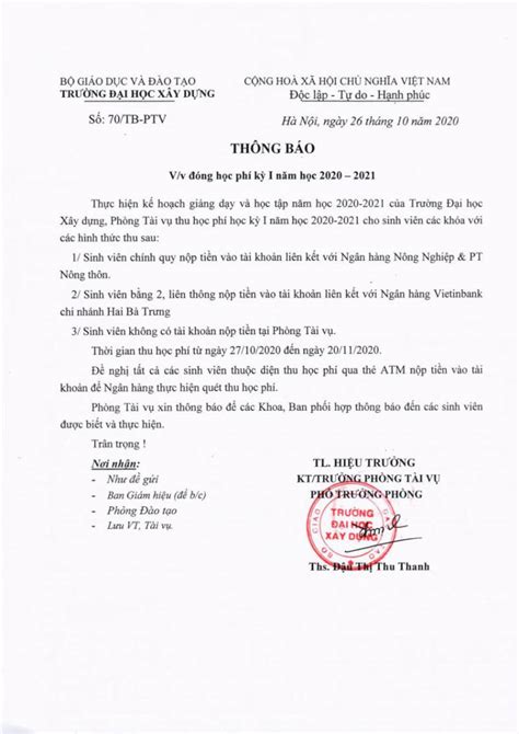 đóng học phí buh|Thông báo đóng học phí lớp học phần học theo nhu cầu sinh .